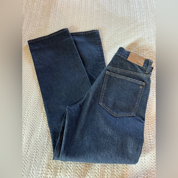 Madewell '90s STRAIGHT Dark Blue Straight Leg Jeans size 27 - Picture 6 of 12